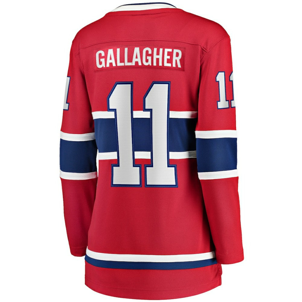 NHL Brendan Gallagher Montreal Canadiens Fanatics Women's Home Breakaway Player Jersey