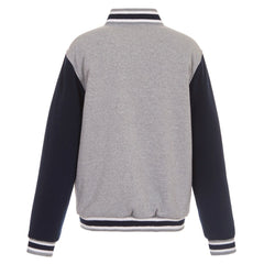 JH Design Reversible Two Tone Fleece Jacket - Dallas Cowboys Jackets