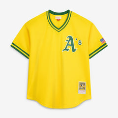 Gold Mark McGwire Athletics Mitchell & Ness Authentic Batting Practice Jersey