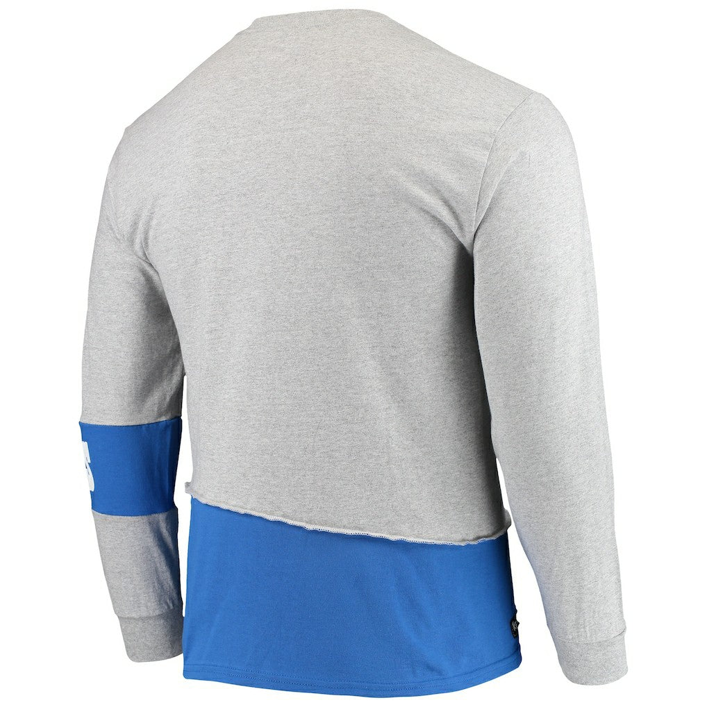 Refried Apparel Sustainable Upcycled Angle Long Sleeve T-Shirt - Indianapolis Colts T-shirts