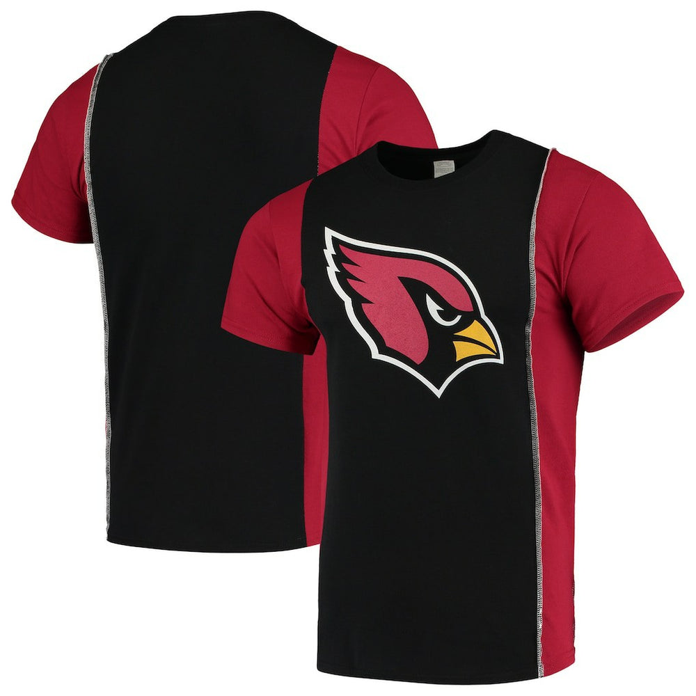 Refried Apparel Sustainable Upcycled Split T-Shirt - Arizona Cardinals T-shirts