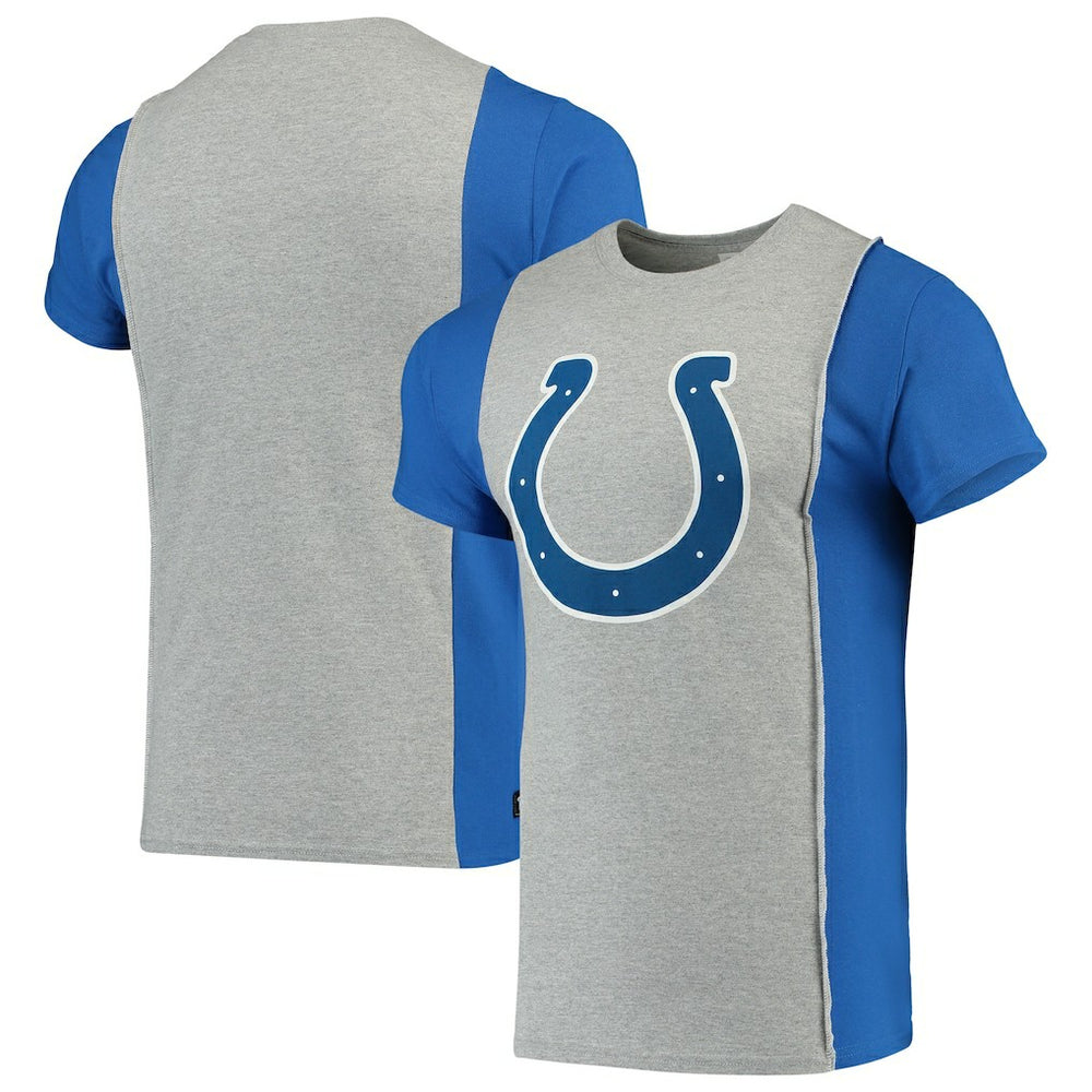 Refried Apparel Sustainable Upcycled Split T-Shirt - Indianapolis Colts T-shirts