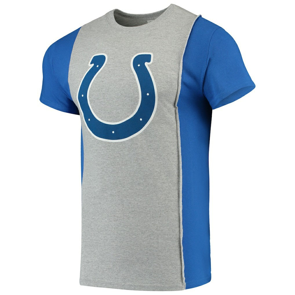 Refried Apparel Sustainable Upcycled Split T-Shirt - Indianapolis Colts T-shirts