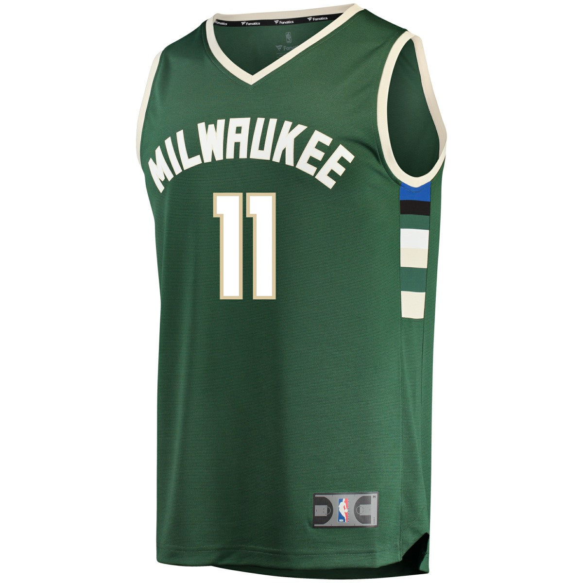 Fanatics Brook Lopez Milwaukee Bucks Fast Break Replica Player Jersey Green