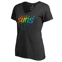 Phoenix Suns Women's Team Pride Wordmark V-Neck T-Shirt