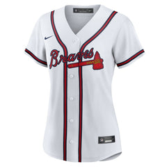 White Atlanta Braves Nike Women's Home Replica Team Jersey