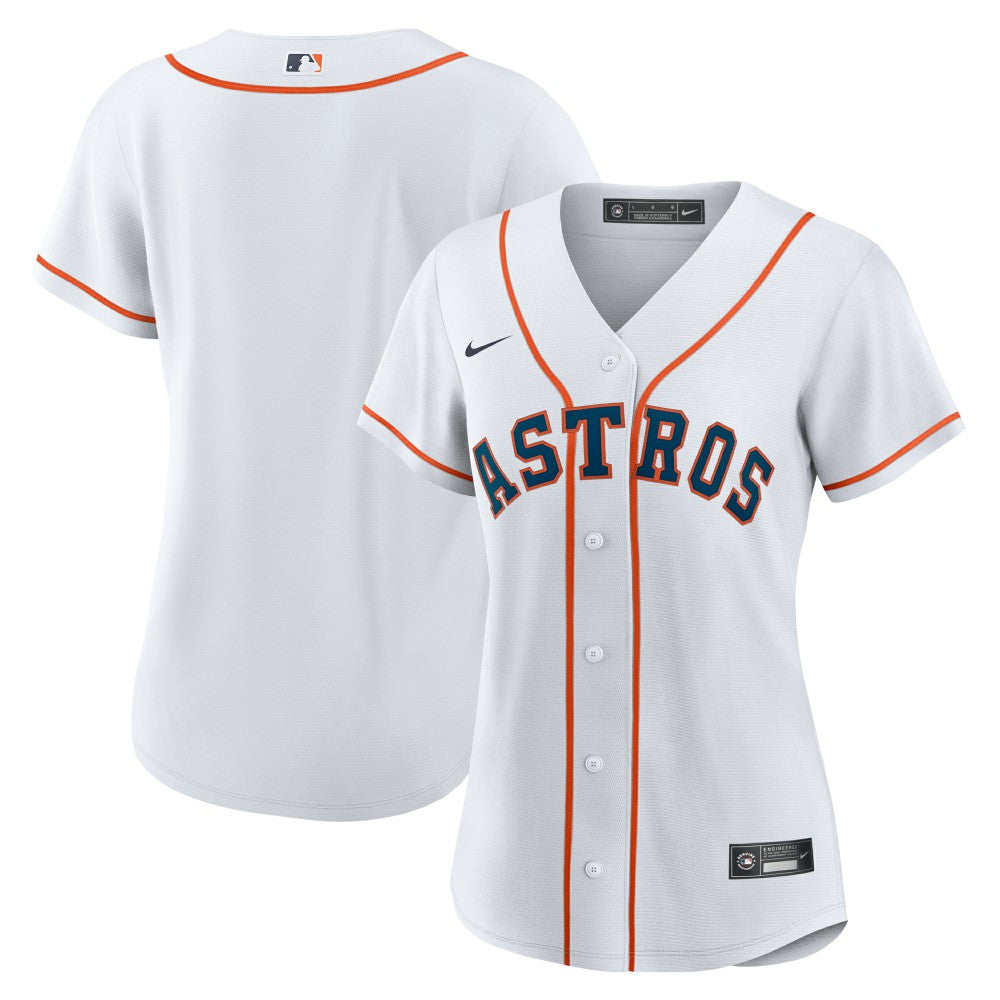 White Houston Astros Nike Women's Home Replica Team Jersey