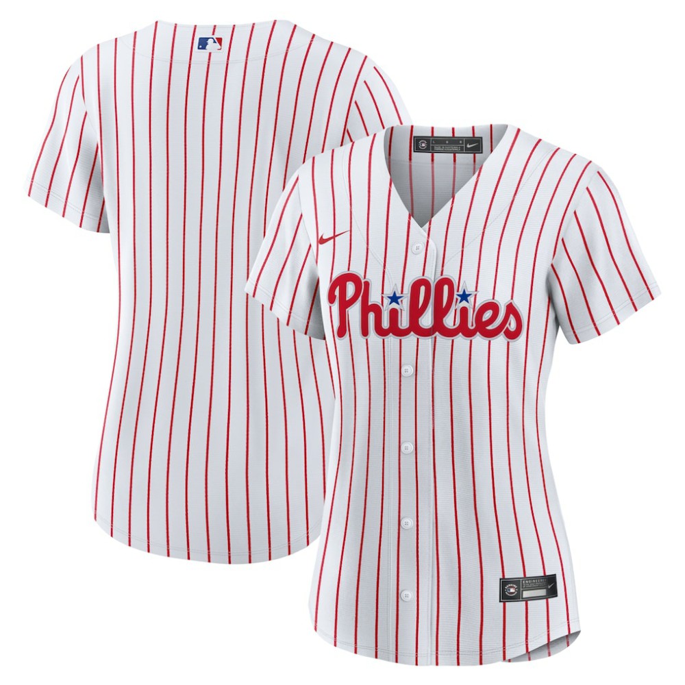 White Philadelphia Phillies Nike Women's Home Replica Team Jersey