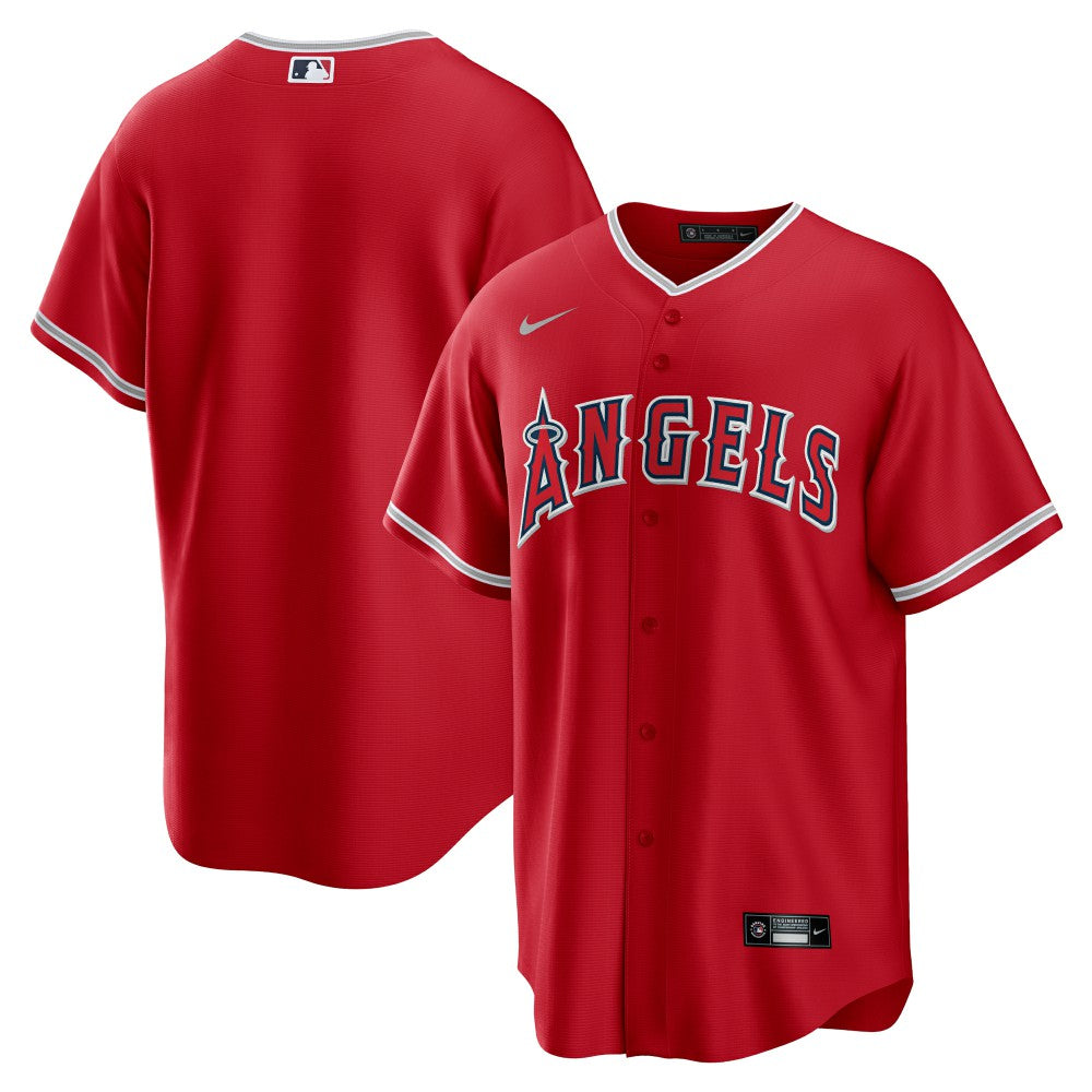 Red Los Angeles Angels Nike Alternate Replica Team Jersey