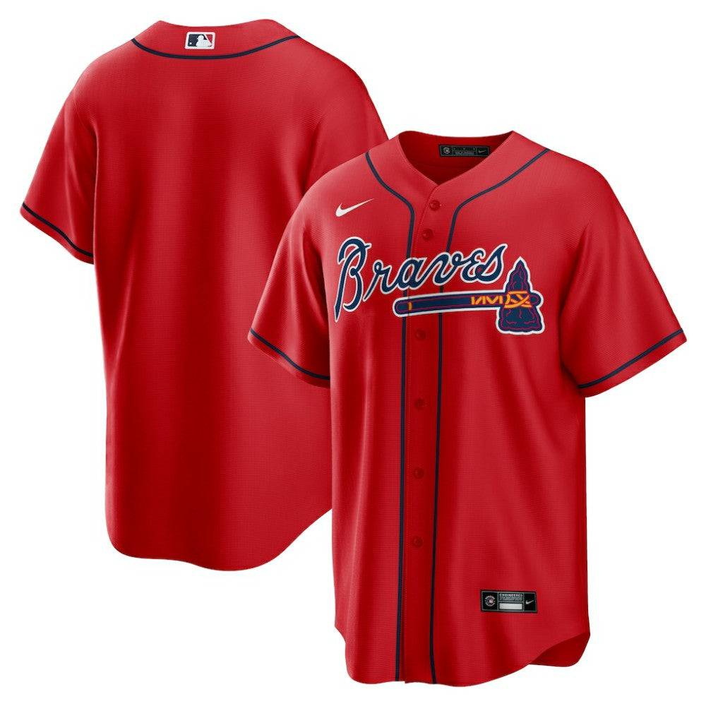 Red Atlanta Braves Nike Alternate Replica Team Jersey
