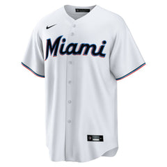 White Miami Marlins Nike Home Replica Team Jersey