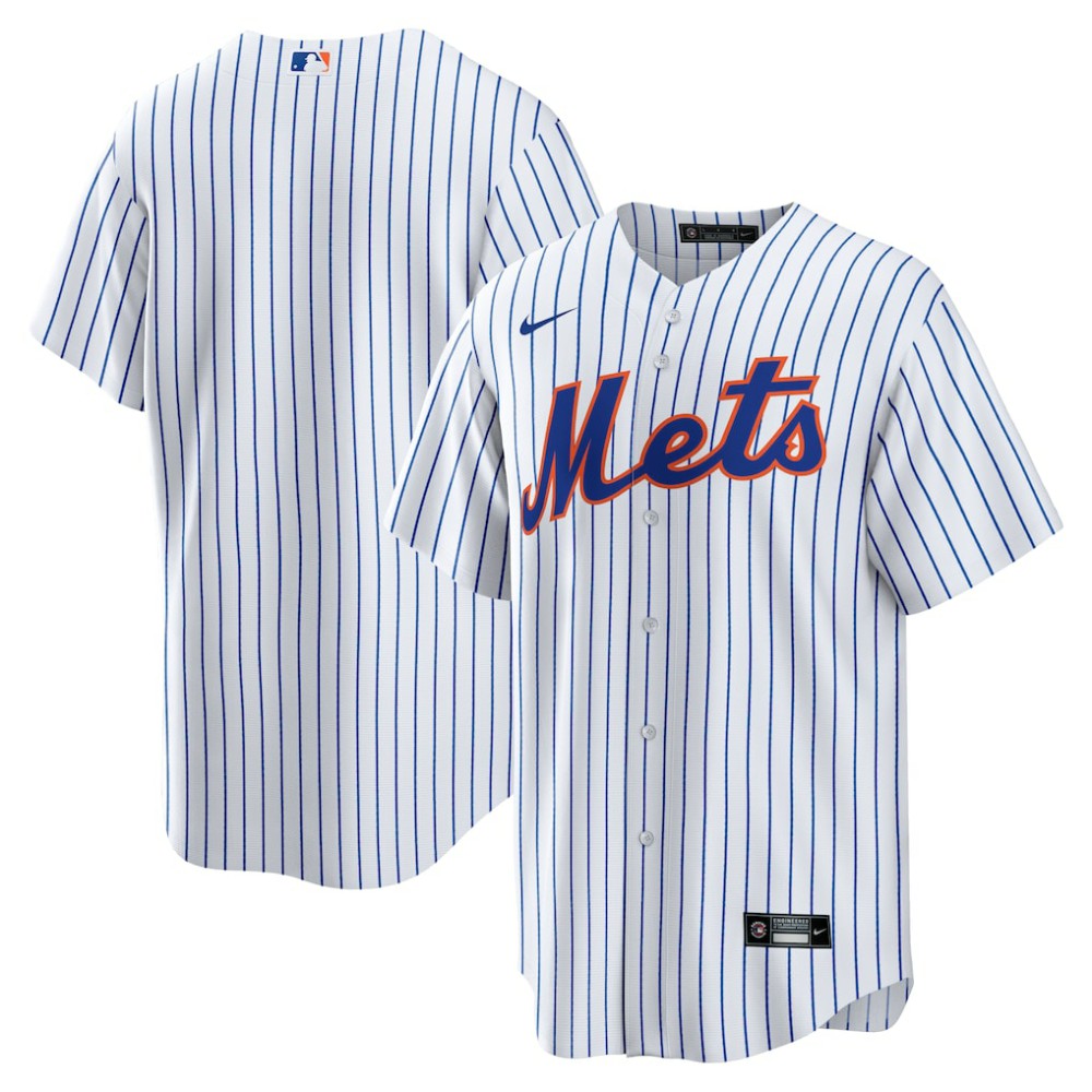 White New York Mets Nike Home Replica Team Jersey