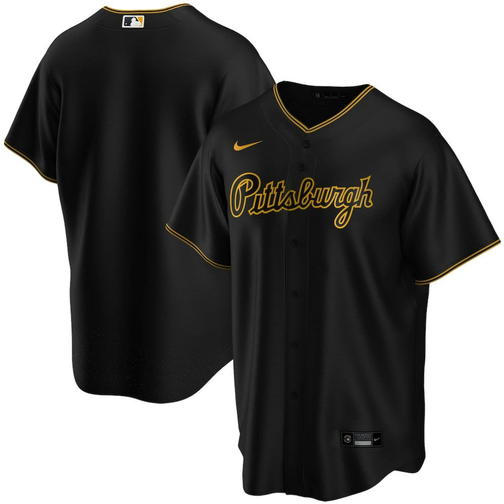 Black Pittsburgh Pirates Nike Alternate Replica Team Jersey