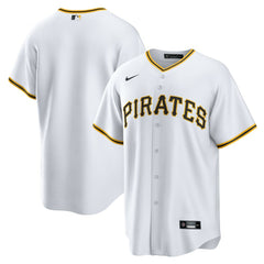 White Pittsburgh Pirates Nike Home Replica Team Jersey
