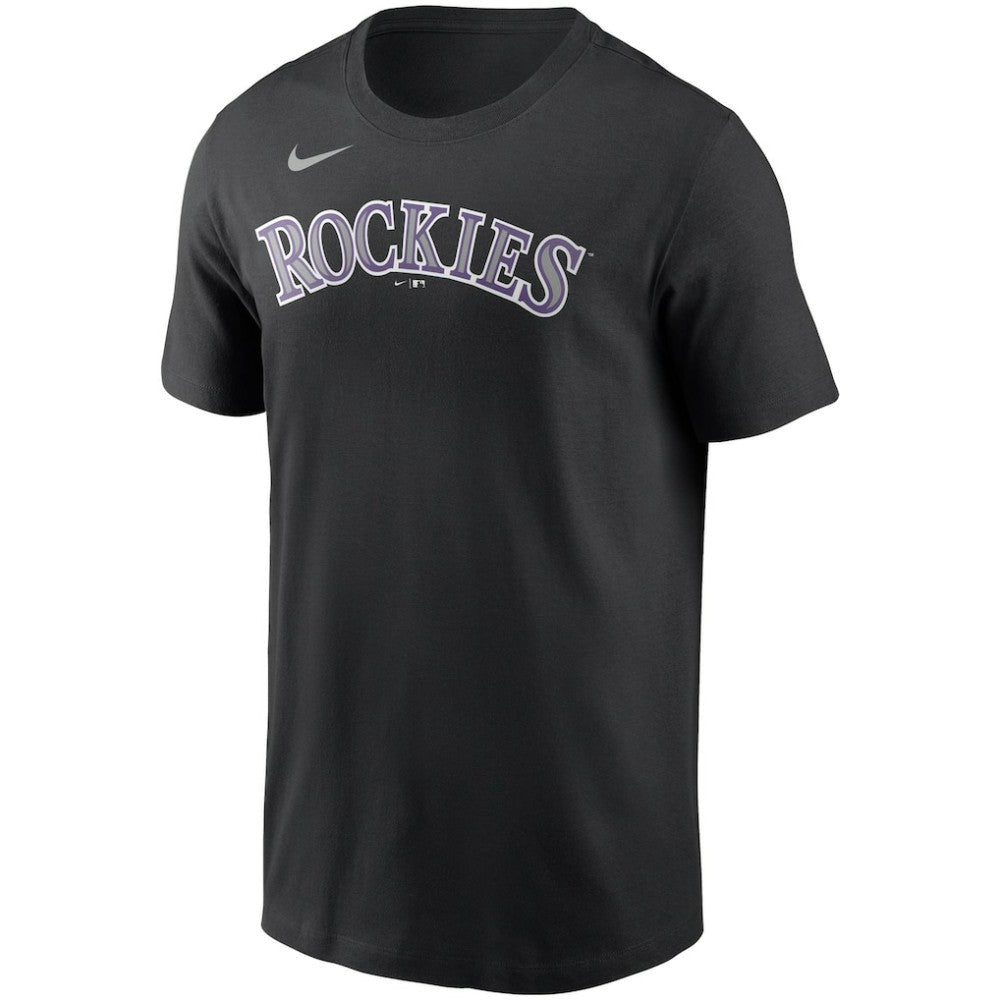 Black Charlie Blackmon Colorado Rockies Nike Name & Number T-Shirt