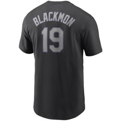 Black Charlie Blackmon Colorado Rockies Nike Name & Number T-Shirt