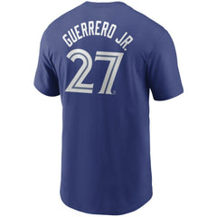 Royal Vladimir Guerrero Jr. Toronto Blue Jays Nike Name & Number T-Shirt