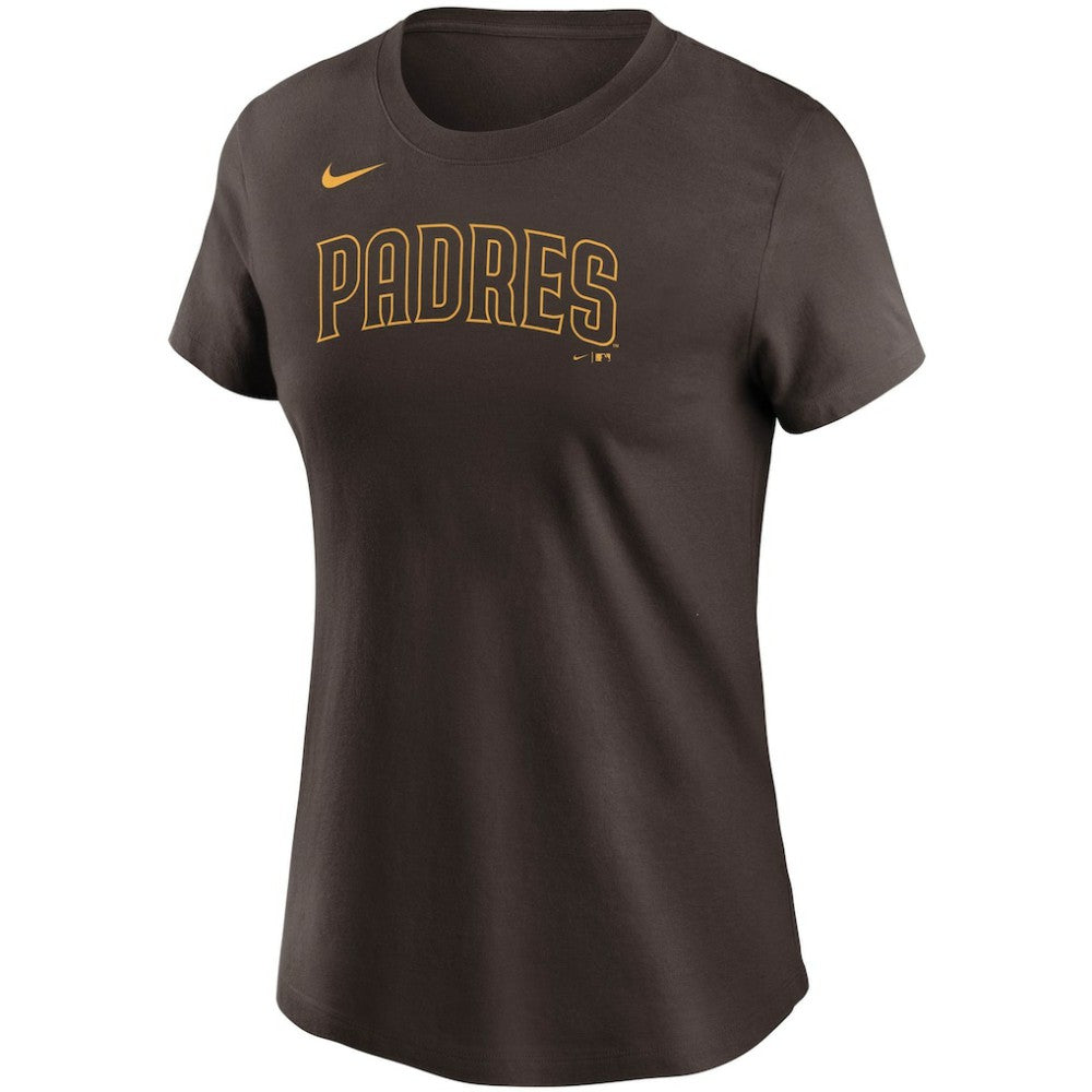 Brown Manny Machado San Diego Padres Nike Women's Name & Number T-Shirt