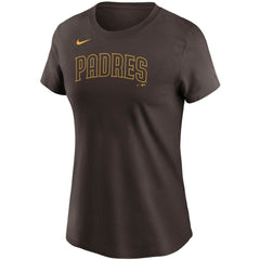 Brown Manny Machado San Diego Padres Nike Women's Name & Number T-Shirt