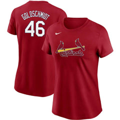 Red Paul Goldschmidt St. Louis Cardinals Nike Women's Name & Number T-Shirt