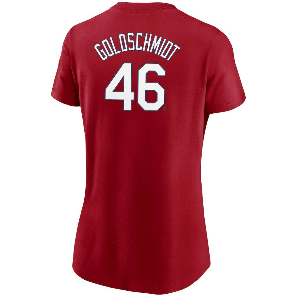 Red Paul Goldschmidt St. Louis Cardinals Nike Women's Name & Number T-Shirt