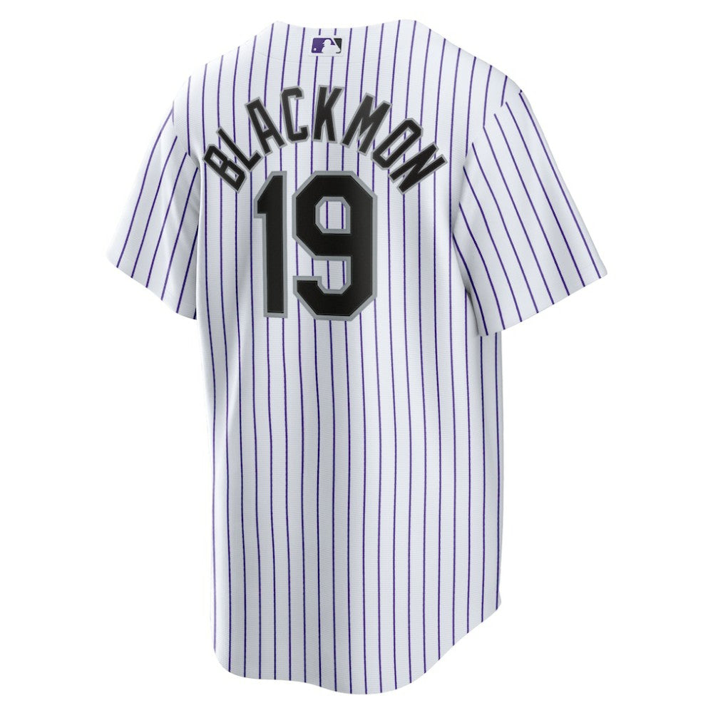 White Charlie Blackmon Colorado Rockies Nike Home Replica Player Name Jersey