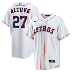 White Jose Altuve Houston Astros Nike Home Replica Player Name Jersey