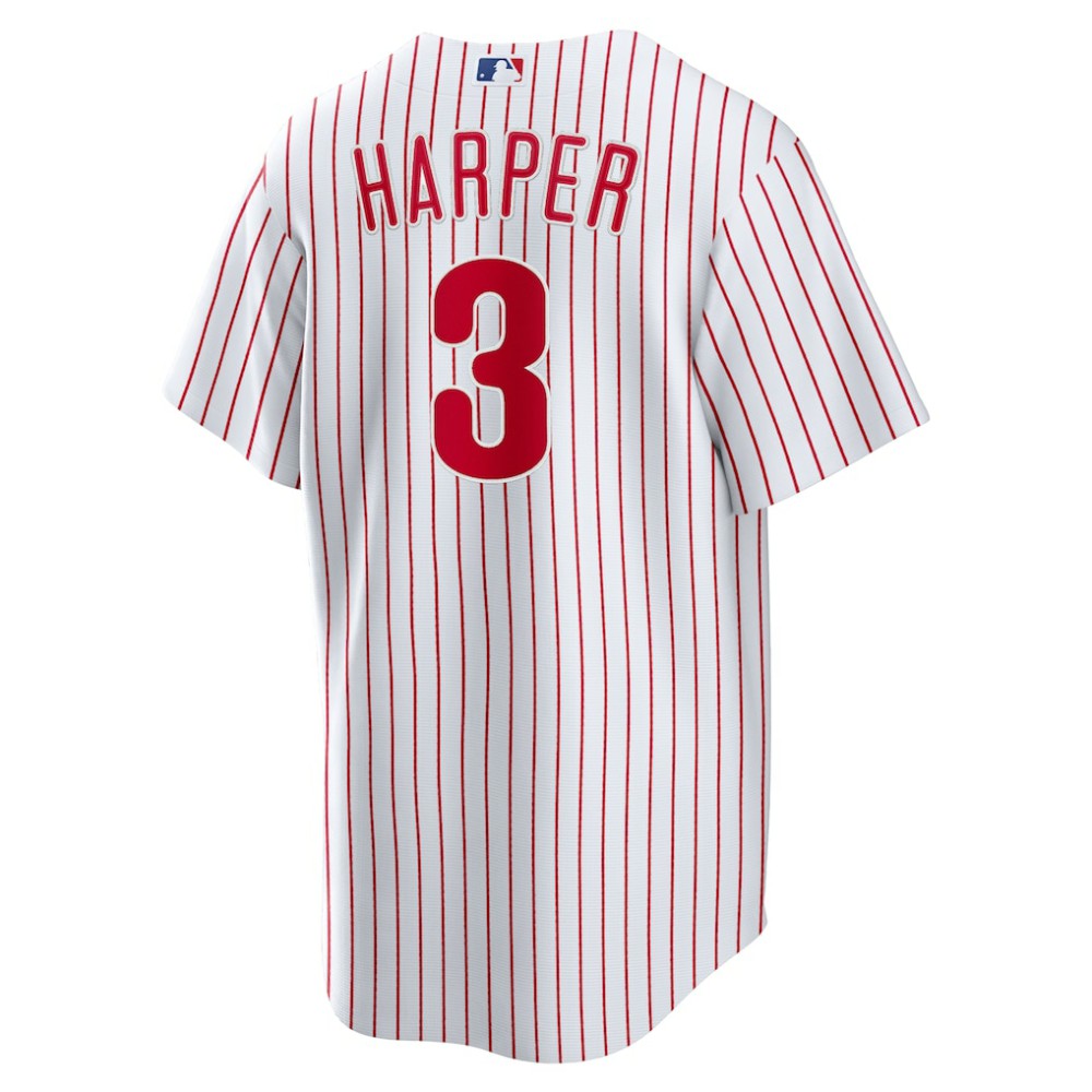 White Bryce Harper Philadelphia Phillies Nike Home Replica Player Name Jersey