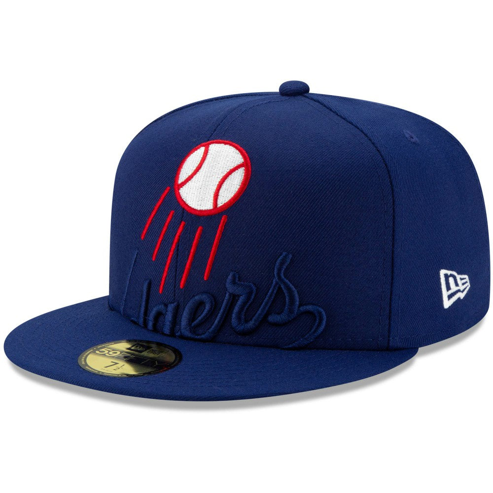 Royal Los Angeles Dodgers New Era Logo Elements 59FIFTY Fitted Hat
