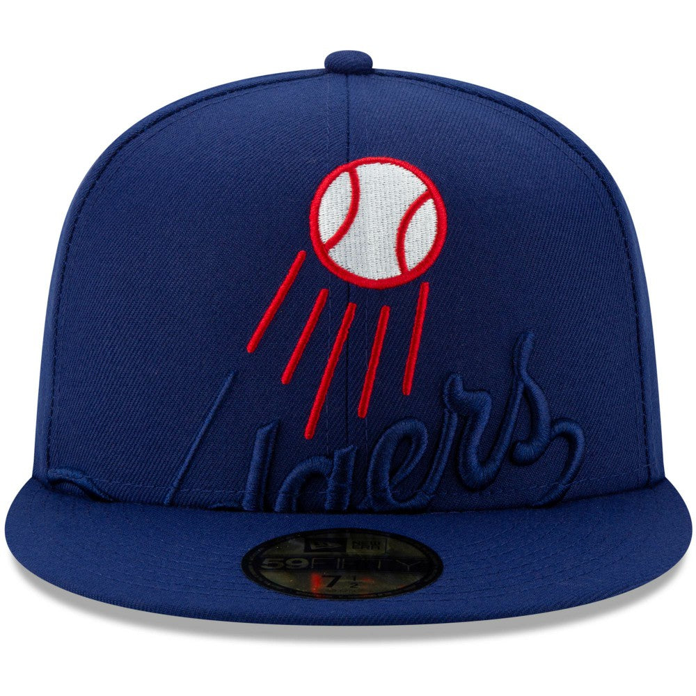 Royal Los Angeles Dodgers New Era Logo Elements 59FIFTY Fitted Hat