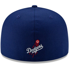 Royal Los Angeles Dodgers New Era Logo Elements 59FIFTY Fitted Hat