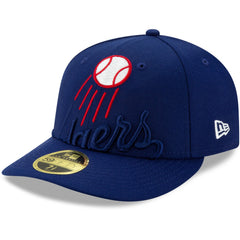 Royal Los Angeles Dodgers New Era Logo Elements Low Profile 59FIFTY Fitted Hat
