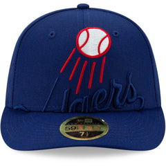 Royal Los Angeles Dodgers New Era Logo Elements Low Profile 59FIFTY Fitted Hat