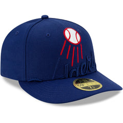Royal Los Angeles Dodgers New Era Logo Elements Low Profile 59FIFTY Fitted Hat