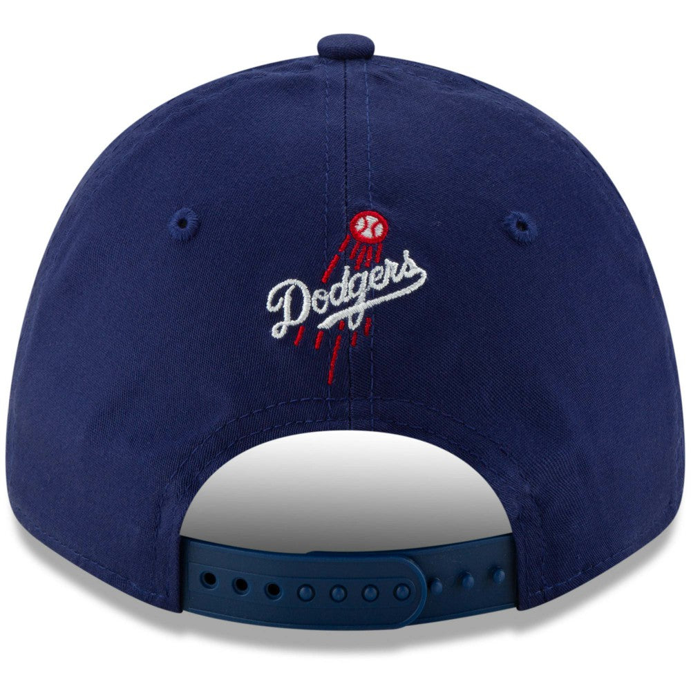 Royal Los Angeles Dodgers New Era Logo Elements Stretch Snapback 9FORTY Adjustable Hat