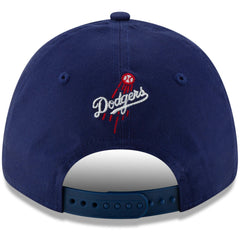 Royal Los Angeles Dodgers New Era Logo Elements Stretch Snapback 9FORTY Adjustable Hat
