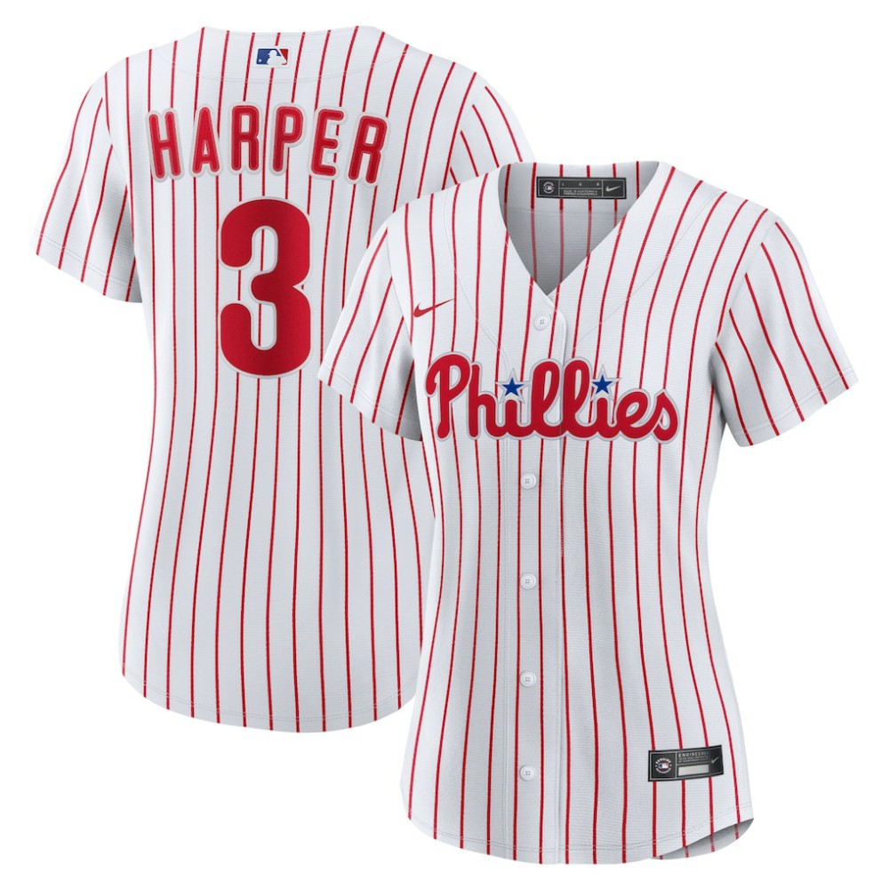 White Bryce Harper Philadelphia Phillies Nike Women's Home Replica Player Jersey