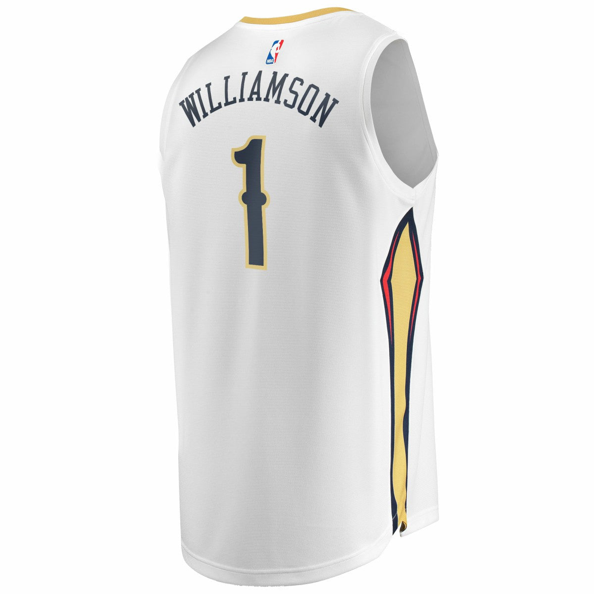 Fanatics Zion Williamson New Orleans Pelicans Replica Fast Break Jersey White
