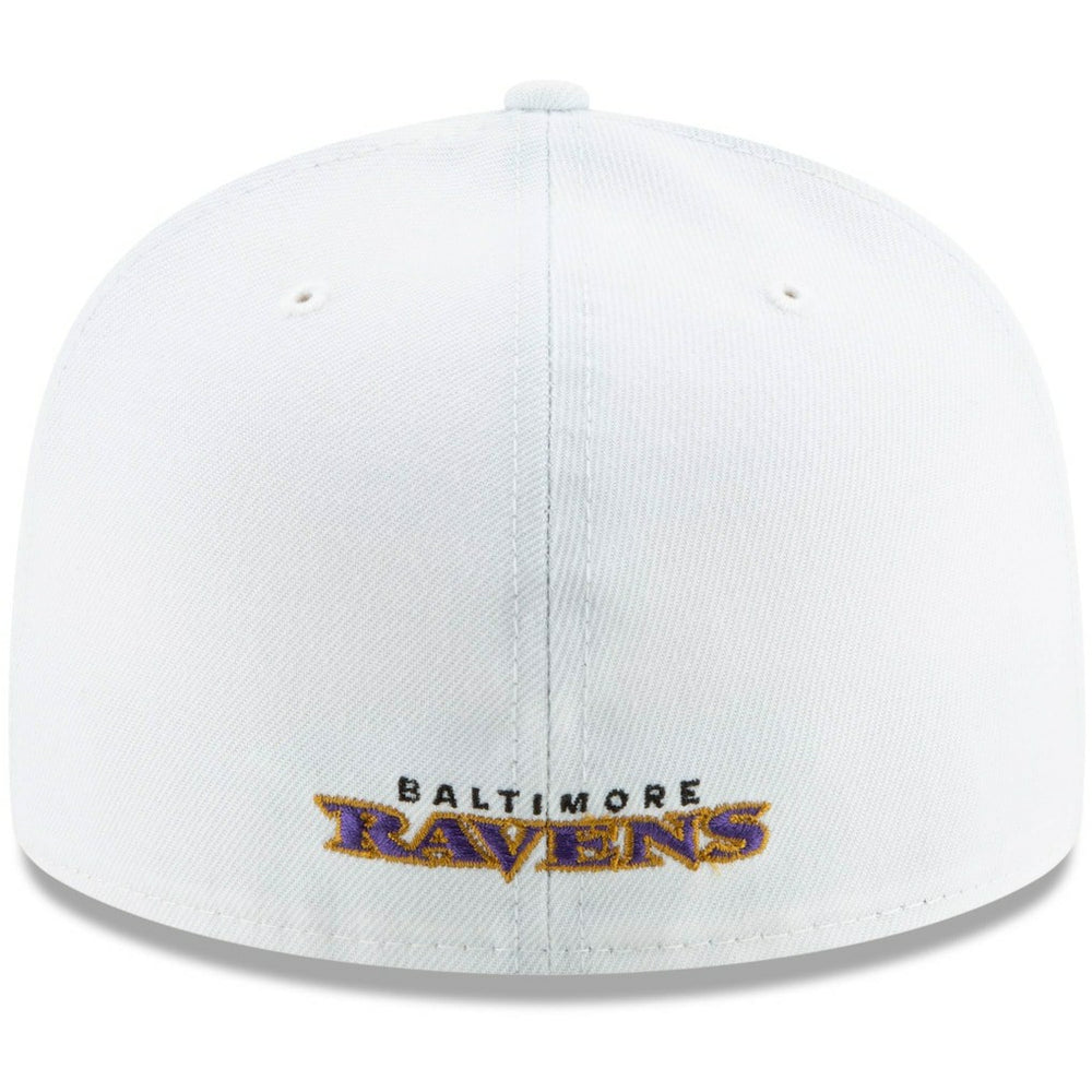 Shield Omaha 59FIFTY Fitted Hat - Baltimore Ravens Hats