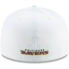 Shield Omaha 59FIFTY Fitted Hat - Baltimore Ravens Hats