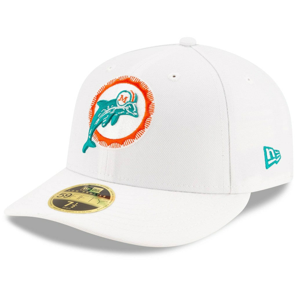 Omaha Low Profile 59FIFTY Fitted Hat - Miami Dolphins Hats