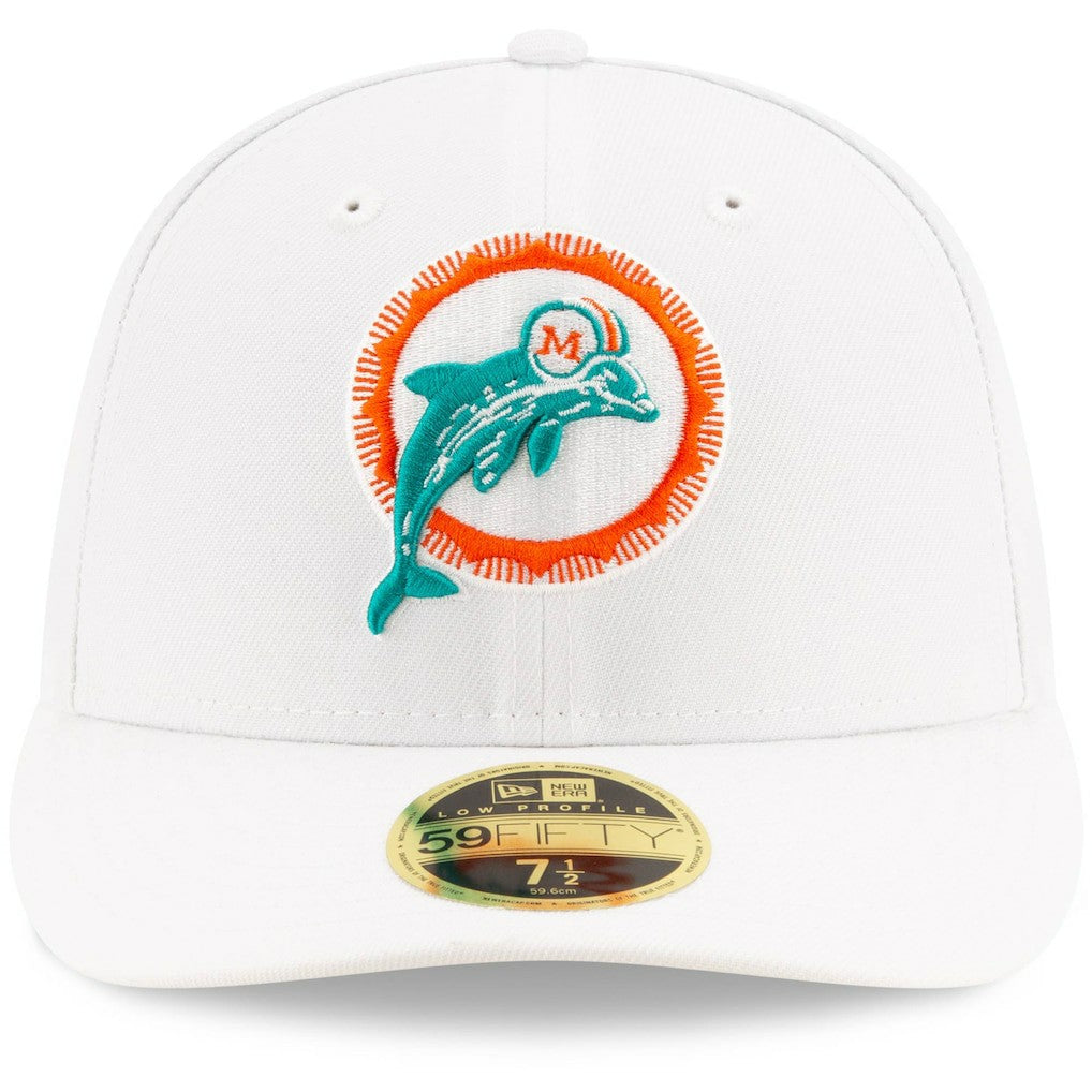 Omaha Low Profile 59FIFTY Fitted Hat - Miami Dolphins Hats
