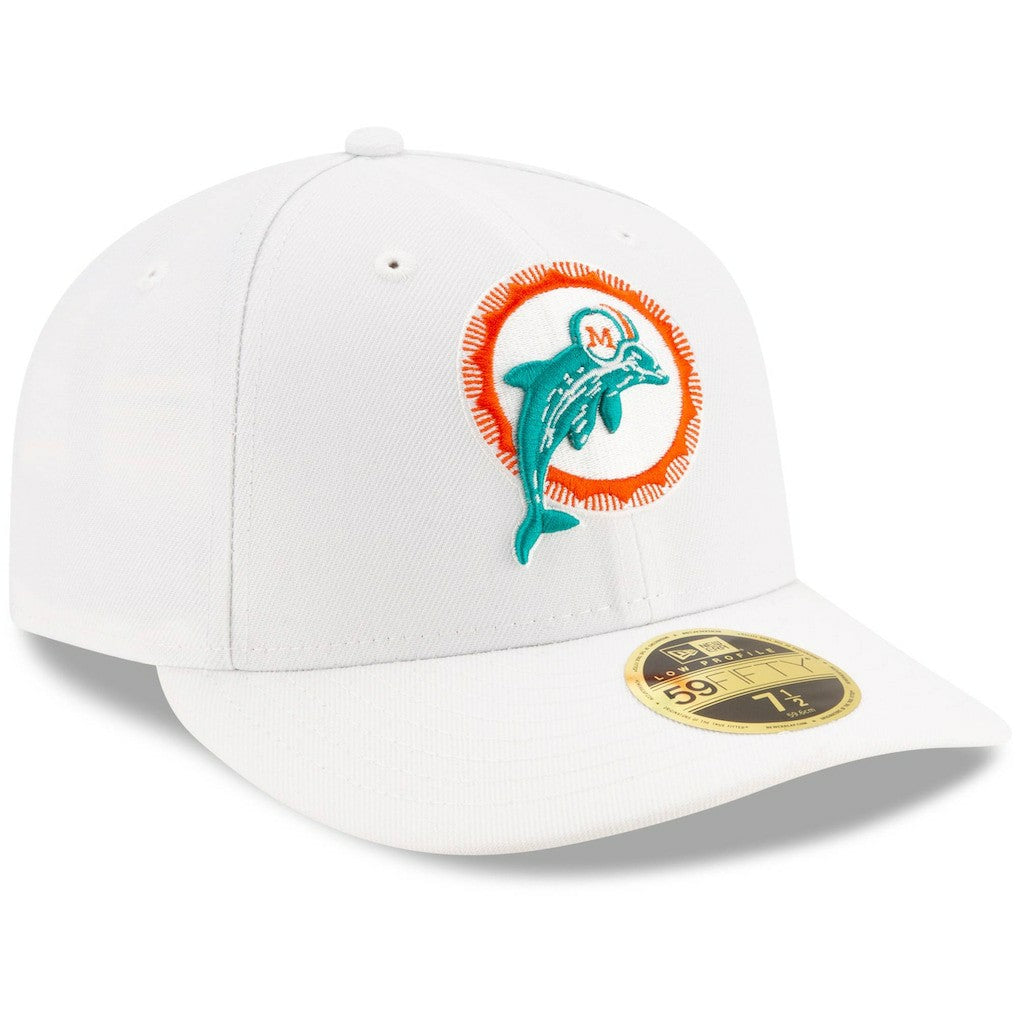 Omaha Low Profile 59FIFTY Fitted Hat - Miami Dolphins Hats