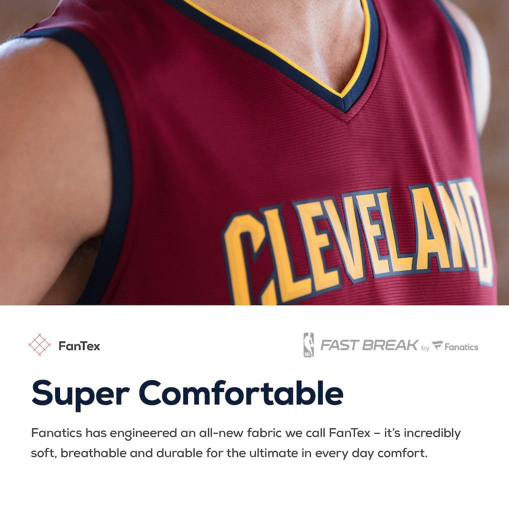 Fanatics Darius Garland Cleveland Cavaliers Youth Replica Fast Break Jersey Wine sale