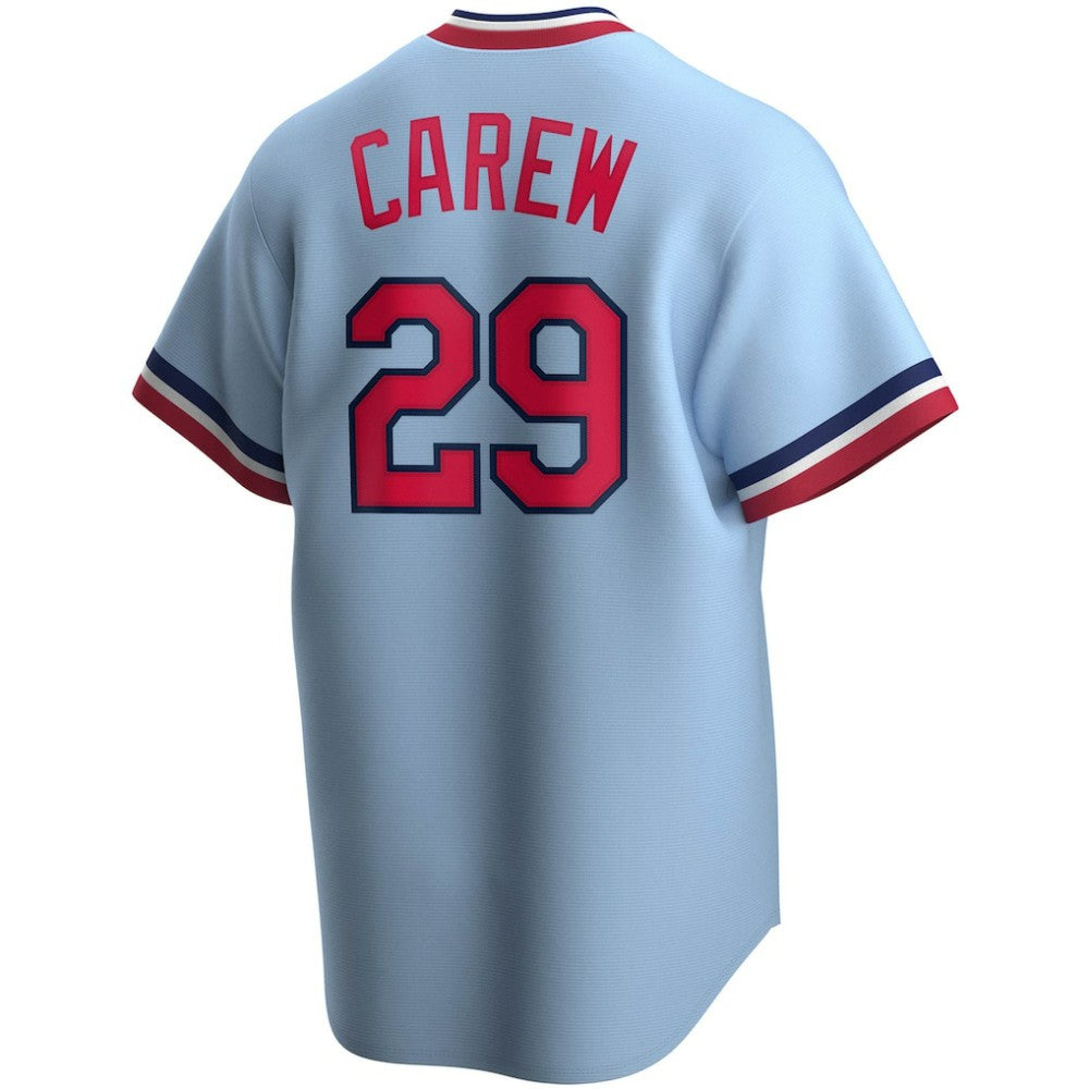 Light Blue Rod Carew Minnesota Twins Nike Road Cooperstown Collection Player Jersey