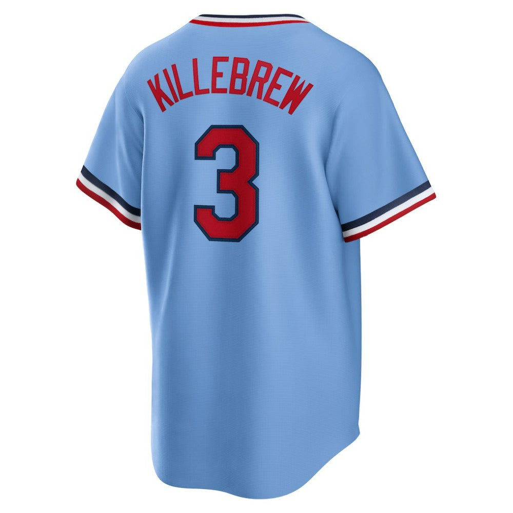 Light Blue Harmon Killebrew Minnesota Twins Nike Road Cooperstown Collection Player Jersey