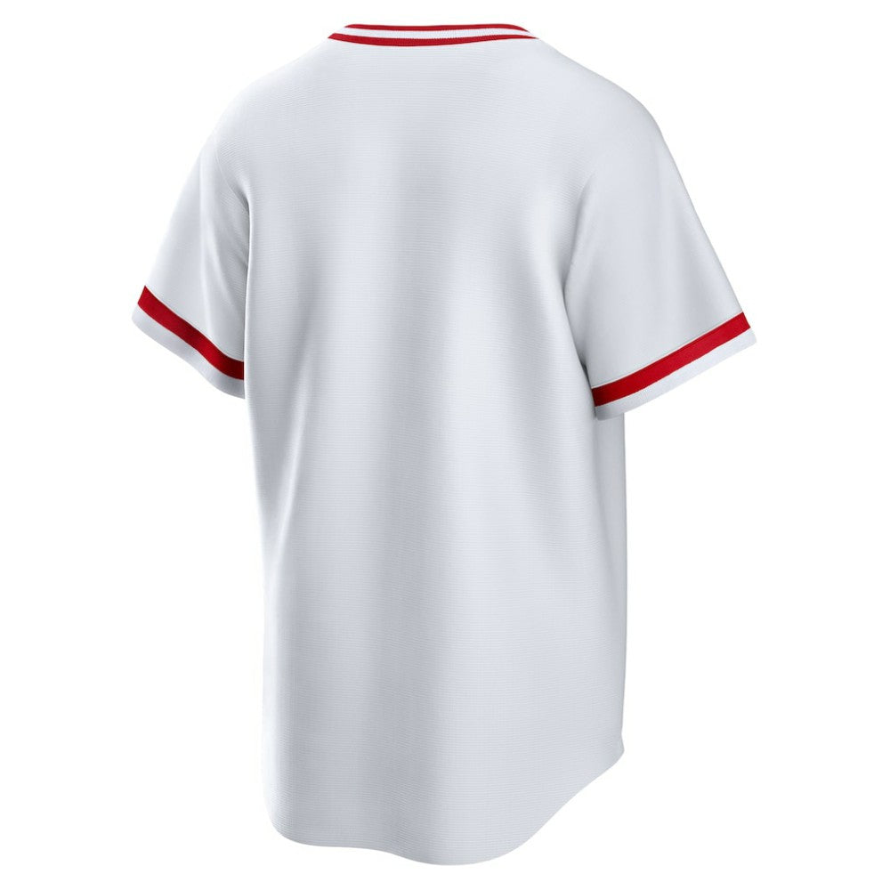 White Cincinnati Reds Nike Home Cooperstown Collection Team Jersey