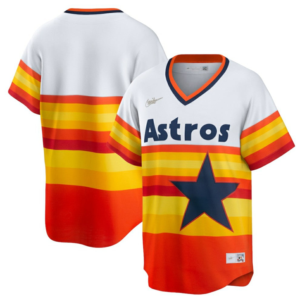 White Houston Astros Nike Home Cooperstown Collection Team Jersey