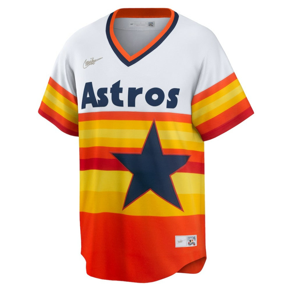 White Houston Astros Nike Home Cooperstown Collection Team Jersey