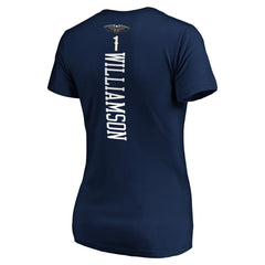Fanatics Zion Williamson New Orleans Pelicans Women's 2019 NBA Draft Playmaker Name & Number V-Neck T-Shirt